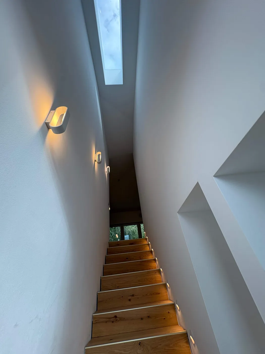 Treppe mit Oberlicht